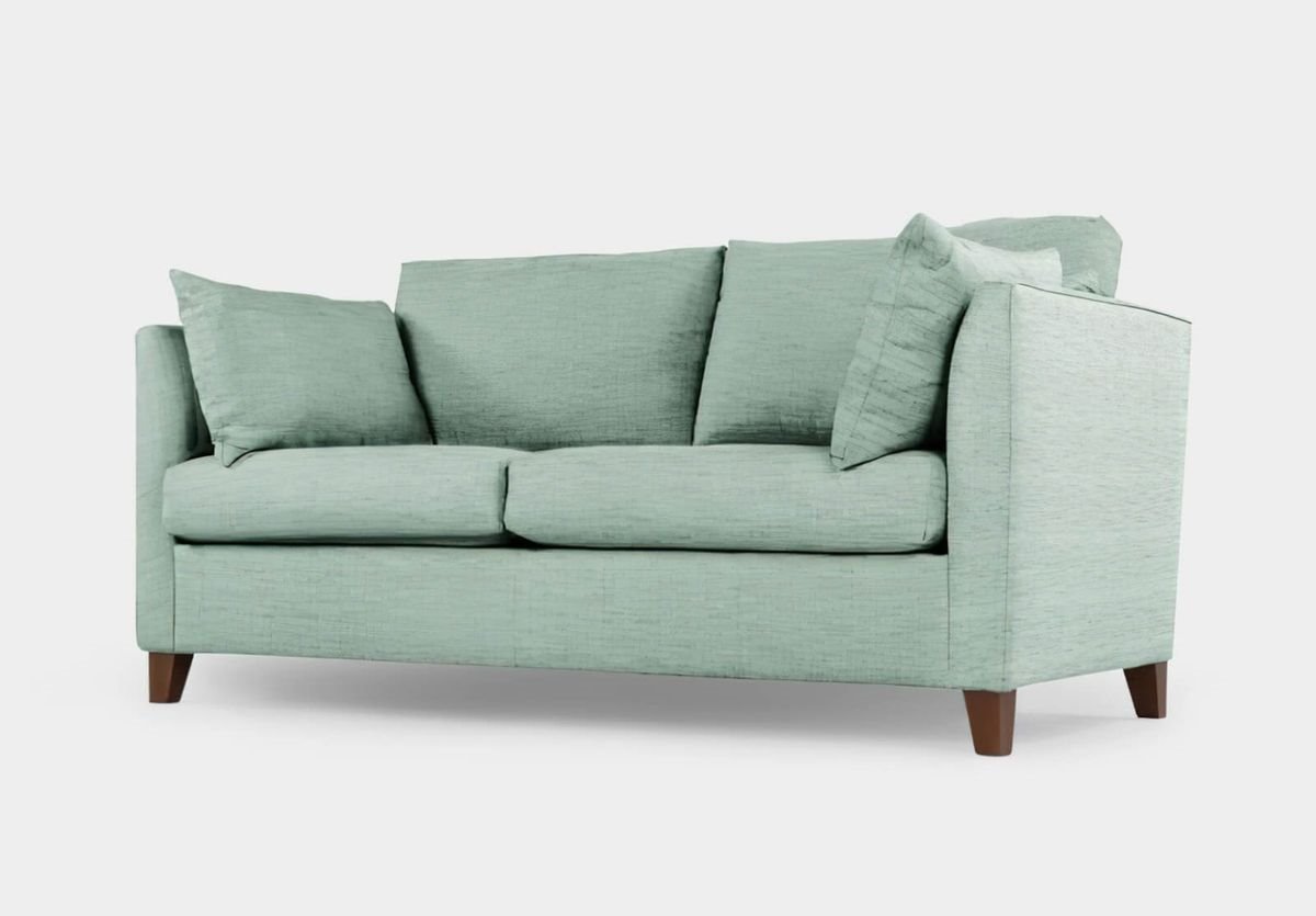 Серо зеленый диван